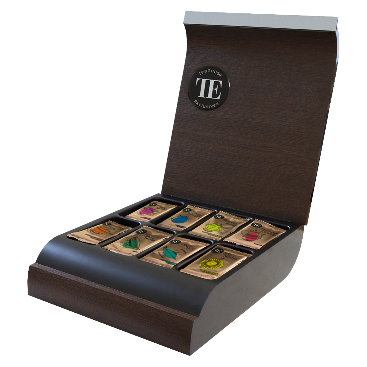 Tea Leaf Presentation Box for Everyday and Organic Tea Bags Teahouse